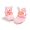 Bottes nées pour tout-petit bébé filles neige neige hivernale fourrure chaude semelle douce chaussures de chaussures de berceau 0-18m