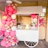 Party Decoration 96st Pink Rose Latex Balloons Garland Arch Kit Star Ballon Romance Grattis på födelsedagen Weeding Decorations Baby Shower Globos