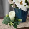 Dekorativa blommor Pe Garland Decoration Wedding Decorations for Ceremony Silk Flower Christmas Wreath