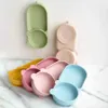 Cups Dishes Utensils New Baby Silicone Dish For Babies Feeding Training Accessories Plates Cup Spork For Newborn Baby Items With Free Shipping 240329