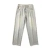 Jeans för herrkläder FI Pant Sweatpant Casual Denim Trousers Male Plus Size Wed Full-Längd Spring Fit Märke U6MR#