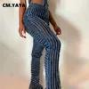 cm.yayaの女性ファッションタッセルストレートスウェットパンツストリートウェア秋の冬のパンツワイドレッグズボン240322