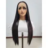 Lace Wigs Front Wig Natural Color Long Straight Hair Chemical Fiber High Temperature Silk Matte Synthetic Daily Wear Korean Drop Deliv Otqfz