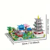 Giant 10000 Particle Hangzhou West Lake Building Model Assembly Hoge moeilijkheidsgraad Puzzel Kinderspeelgoed Cadeau