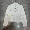 Rhinestone Mankiet T Shirt Women Lapel Neck Bluzki Projektantka drukowana koszulka letnia