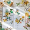 Window Stickers 1/3PCS Bag Colorful Self-adhesive Butterfly For Handbook Wall Sticks Home Bedroom Decoration Stationery