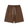 Men's Shorts Summer Double-Sided Twill Cotton Japanese Retro Sports Drawstring Casual