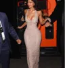 Kylie Jenner-sequines Dress V-Neck Kim Kardashian Celebrity Dess Women Doekje Off Shoulder Women Dek Kylie Jenner Kendal Jenner Avond Jurk