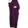 Ethnische Kleidung Jilbab Khimar Gebetskleidungsstück Frauen Muslimische Mode Kaftan Marocain Hijab Kleid Islam Ramadan Robe Femme Musulmane