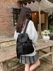 Zaino unisex PU Oxford tessuto tinta unita borsa a tracolla di grande capacità 2024 Summer Business Leisure Fashion Trend