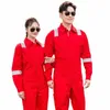 cott Work Overalls Welding Suit Worker Uniforms Men's Coveralls Reflective Stripe Safety Working Overalls Car Repair Workshop D0xI#