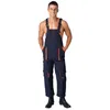 Mens Fi Overalls Omslag Justerbara remmar bär resistenta jumpsuitarbetsuniform för verkstadsunderhåll cstructi n162#