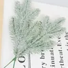 Dekorativa blommor 10st Artificial Cedar Branches Christmas Tree Accessories Decorations Fake Plant 5 Forks Pine Needle Home dekor