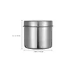 保管ボトルステンレス鋼タンクホルダー多機能缶調味料容器耐久性のある家庭用コンテナ