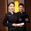 Hot Pot Restaurant Ober Werkkleding Vrouwen Catering Lg-Mouwen Hotel Chinese Restaurant Uniform Restaurant Kleding Herfst En e75j #