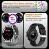 Wristwatches 2024 New 1.85-inch Ultra HD Smart Watch Men 710mAh GPS Track HD Bluetooth Call Large Battery Sports Fitness Tracker Smartwatch 24329