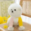 Odzież dla psa Spring Summer Pet Ubranie Puppy Słodki pullover mały i średniej wielkości kreskówka T-shirt Chihuahua Yorkshire