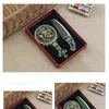 Ny 2024 1st/Set Women Chic Retro Vintage Pocket Mirror Compact Makeup Mirrors Comb Set Hand Make Up Bronze Hollowed Make Upfor Retro