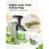 Juicers Cold press juicer Aeitto Celery juicer Mastic juicer 2-speed juicer easy to clean with a brushL2403