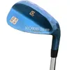 Синие кованые клюшки для мужчин для гольфа MTG Itobori, клинья для гольфа для правой руки, 48-60 градусов, кованый стальной вал для гольфа 240312