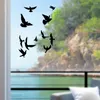 Window Stickers Alarm Anti Collision Easy Apply Party PVC Glass Bird Shape Living Room Decals Static Cling Sticker Home Decor DIY Bedroom