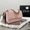 Designerskie torby łańcuchowe torby crossbody luksusowe marka torebki modne ramię torebki Wysokiej jakości kobiety litera portfel telefon