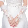 bridal Lace Floar Gloves Wedding Dr Accories Simple Hook Finger Lg Glove F0S4 b01K#