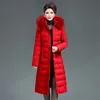 middle-aged Womens Down Cott Coat 2023 New Winter Lg Warm Quilted Cott Jacket Female Casual Hooded Parka Overcoat 6XL G6JF#