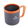 Camp Kitchen 480ml Cookware Kit WIDESEA Aluminum Camping Cup Outdoor Tableware Travel Picnic Drinking Mug Orange PP BBQ Tableware Equipment 240329