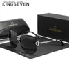 Solglasögon KingSeven 2023 Högkvalitativ polariserad gradientlins Kvinnor Solglasögon damer Fashion Eyewear Elegant Style UV400 GAFAS DE SOL L240322