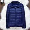 uhytgf Nuovo sottile leggero piumino Parka cappotto per le donne Zipper Slim Autunno inverno giacca femminile casual caldo cappotto corto 2049 92jx #