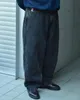 Уличная одежда Джинсы для больших мальчиков Y2K Хип-хоп с мультяшной вышивкой Ретро синие джинсы Брюки Мужские японские широкие брюки с высокой талией 240323