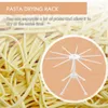 Bowls Pasta Drying Rack Collapsible Noodle Holder 10 Arms Spaghetti Dryer Stand For Making