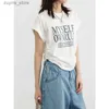 Camiseta para mujer CHIC VEN Mujeres Crop Tops Vintage Casual O-cuello Cordón Gráfico Camisetas Streetwear Moda Tees Ropa femenina Verano 202324329