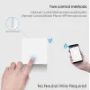 Kontrola Tuya Wi -Fi Smart Switch Bezprzewodowy Przełącznik przycisku 1/2/3 Gang Smart Life App działa z Alexa i Google Home