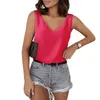 Camisoles Tanks Tank für Frauen V-Ausschnitt Seide Sommer Satin ärmellose Bluse Basic Camisole Shirts T-Shirts Sport Dunkel