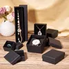 Sieradenzakjes 18/24 stuks Kartonnen dozen Set Geschenken Aanwezig Opslag Display Voor Kettingen Armbanden Oorbellen Ringen Inpakken