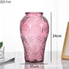 Vases Chinese Style Home Decoration Art Glass Vase Hydroponic Living Room Table Flower Arrangement