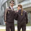 Vêtements de travail Vêtements de travail Ensemble Hommes Femmes Ouvriers Usine Uniforme Résistant à l'usure Réparateur Auto Atelier De Voiture Ingénieur Costumes f7Nk #