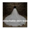 350 cm lg in back bridal detachable skirt-train, wedding skirt, brilliant Tulle skirt Glitter bridal dr detachable train J33N#