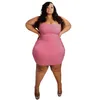 perl Sling Pink Curved Knee Dr Gonna sexy aperta sul retro Plus Size Summer Outfit Abbigliamento casual da donna Elegante Party Wear 5XL n1aV #