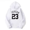 Men's Hoodies Sweatshirts 2023 Autumn/Winter Mens Warm Sweater Popular Basketball 23 Fashion Printed Outdoor Sports HoodieL2403