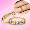 Pierścienie klastra Infinity Stones Pierścień 925 srebrna uprzężę moc Fit For Original for Women My My Minking Fashion Biżuteria