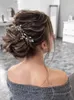 Kvinnor Rhineste Hair Vine Fi Hair smycken Handgjorda prom Hårprydnader Bröllop Bridal Accores för Party Hairband F0XZ#