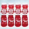 Одежда для собак, 8 шт., подарки для чулок, рождественские наряды для котят, рождественские носки для домашних животных