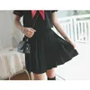 Stile giapponese della Corea JK Uniforme scolastica Sailor Dr Suit Ragazze ShortLg Manica Hell Gonna a pieghe Academy Anime Kawaii Cosplay O7tu #