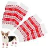 Hundkläder 4st stickad hockskyddshylsa för fotled (storlek XL)