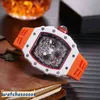 RM11 Luksusowe mechaniki męskie Watch Net Red Silica Gel z watną lufą mody męską i trendami damskimi