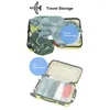 Storage Bags Reusable Travel Clothes Air Vacuum Roll Up Compression For Suitcases Tops Pants Portable Foldable