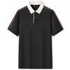 Herren Polos 8XL 7XL 6XL Sommer High-End-Baumwollhemden für Männer Casual Loose Herren Poloshirt Kurzarm Revers T-Shirts Mann Tops